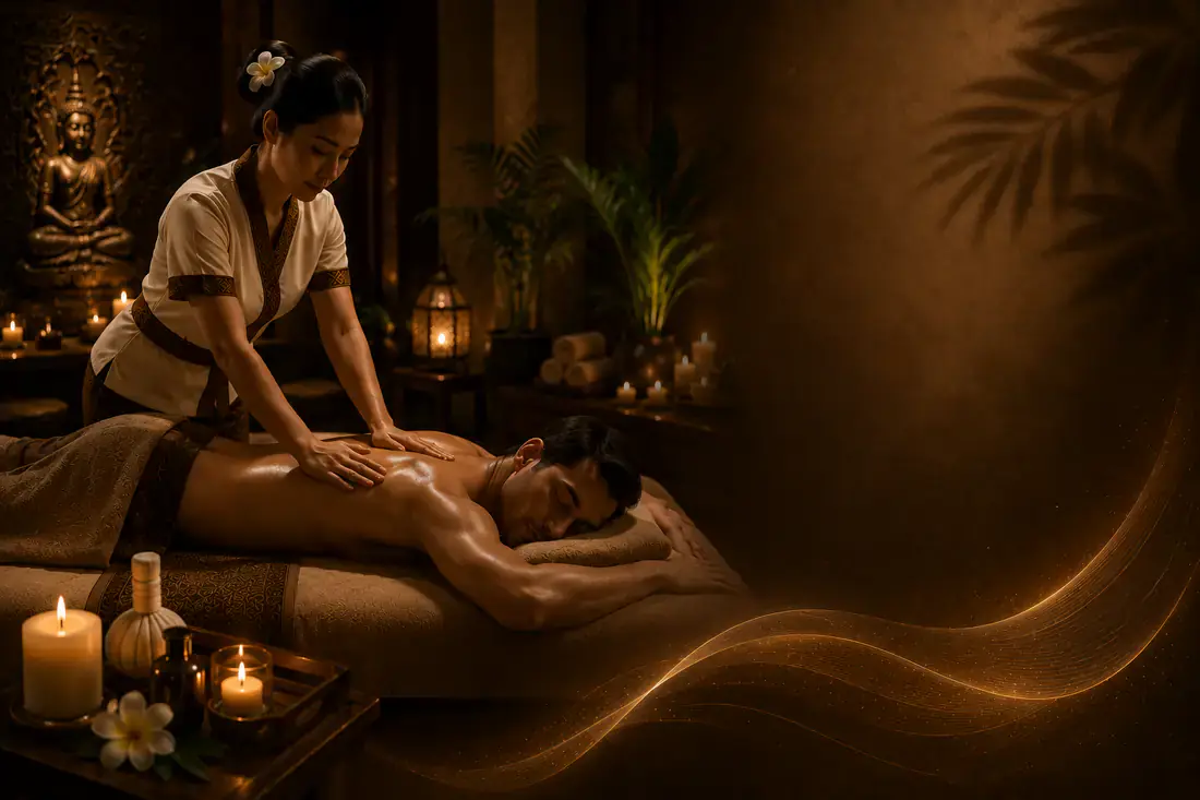 Full body oil massage in a private candlelit room at Next Balance Spa in Al Jaddaf, Dubai