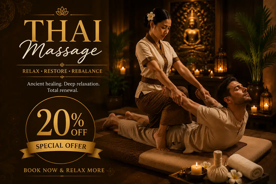Thai massage package offer at Next Balance Spa in Al Jaddaf, Dubai