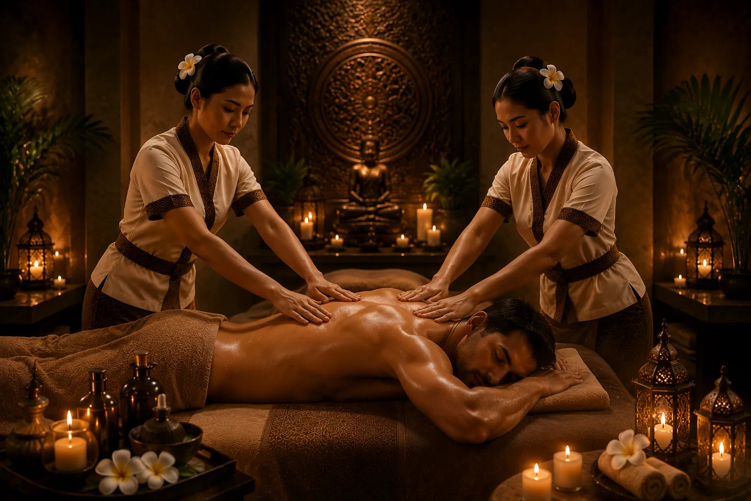 4 Hand Massage at Next Balance Spa Al Jaddaf